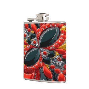 Speciale fles met Duitsland Kleuren Design Heupfles