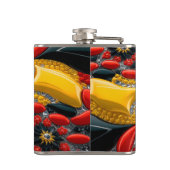 Speciale fles met Duitsland Kleuren Design Heupfles (Achterkant)