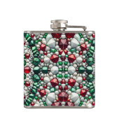 Speciale fles met Italiaanse kleuren Design Heupfles (Achterkant)