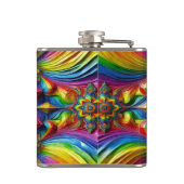 Speciale fles met LGBTQ Kleurenontwerp Heupfles (Achterkant)