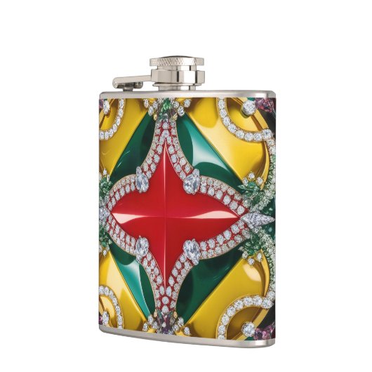 Speciale fles met Los Angeles Colours Design Heupfles (Links)