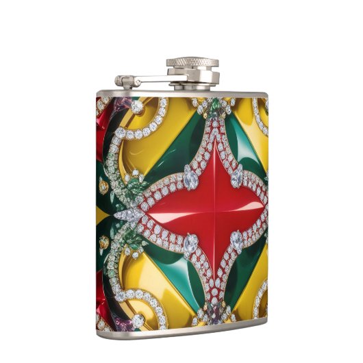 Speciale fles met Los Angeles Colours Design Heupfles (Rechts)