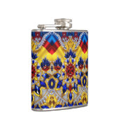 Speciale fles met Roemeense kleuren Design Heupfles (Rechts)