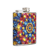 Speciale fles met Roemeense kleuren Design Heupfles (Rechts)