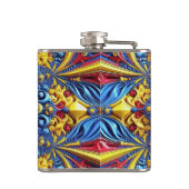 Speciale fles met Roemeense kleuren Design Heupfles (Achterkant)