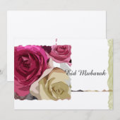 Speciale florale platte kaart, enkel voor dit offe (Voorkant / Achterkant)