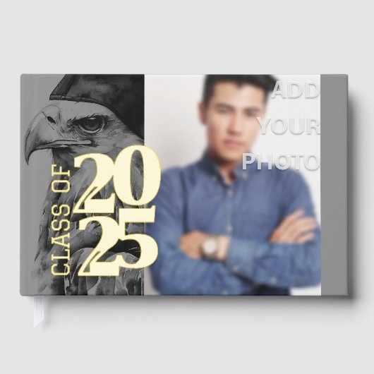 Speciale Folie Voeg foto toe Afstuderen Party Boek (Voorkant)