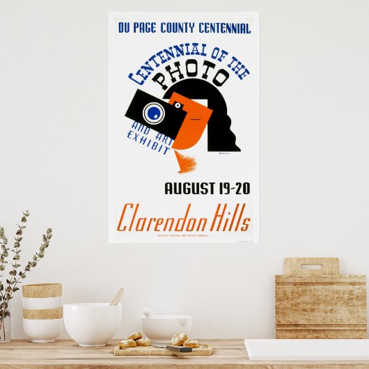 Speciale foto 1939 WPA Poster (Keuken)