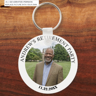 Speciale foto elegante verjaardagsfeest sleutelhanger