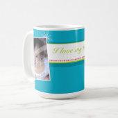 SPECIALE FOTO MOK:: helder vervlokt 1 Koffiemok (Voorkant links)