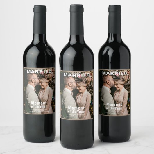 Speciale foto toevoegen Etikettenset voor eten en Wijn Etiket (Flessen)