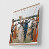 Speciale Foto toevoegen Wedding Wall Clock Vierkante Klok (Hoek)