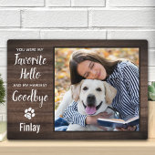 Speciale foto van Rustic Pet Memorial Fotoplaat