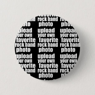 Speciale foto zwart ronde button 5,7 cm