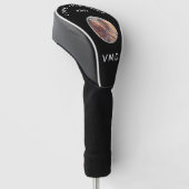 Speciale fotoliefhebbers Dit spelmonogram Golfheadcover (Schuin)