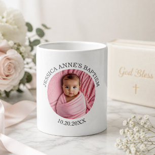 Speciale fotomeisje doopgunst koffiemok