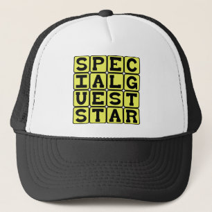 Speciale gastster, belangrijke gast trucker pet