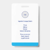 Speciale Gebeurtenis Beveiliging Foto Pas Badge (Achterkant)