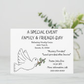 Speciale gebeurtenis met betrekking tot de kerkuit kaart (Staand voorkant)