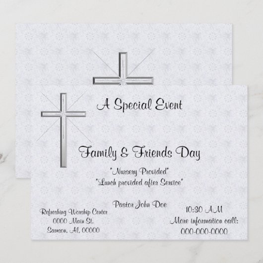 Speciale gebeurtenis met betrekking tot de kerkuit kaart (Voorkant / Achterkant)