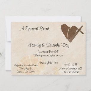 Speciale gebeurtenis met betrekking tot de kerkuit kaart