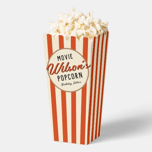 speciale gebeurtenis Movie Theatre Popcorn Bedankdoosjes (Popped)