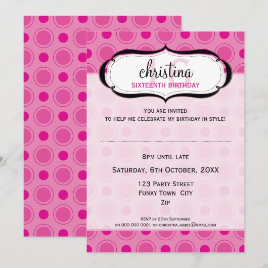 SPECIALE GEBEURTENIS UITNODIGINGEN:: heerlijk 8P Kaart (Voorkant / Achterkant)