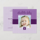 SPECIALE GEBEURTENIS UITNODIGINGEN:: mooi plein 6S Kaart (Voorkant / Achterkant)