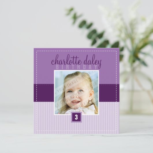 SPECIALE GEBEURTENIS UITNODIGINGEN:: mooi plein 6S Kaart (Staand voorkant)