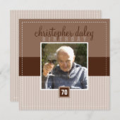 SPECIALE GEBEURTENIS UITNODIGINGEN:: mooi plein 8S Kaart (Voorkant / Achterkant)