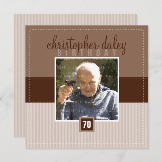 SPECIALE GEBEURTENIS UITNODIGINGEN:: mooi plein 8S Kaart (Voorkant / Achterkant)