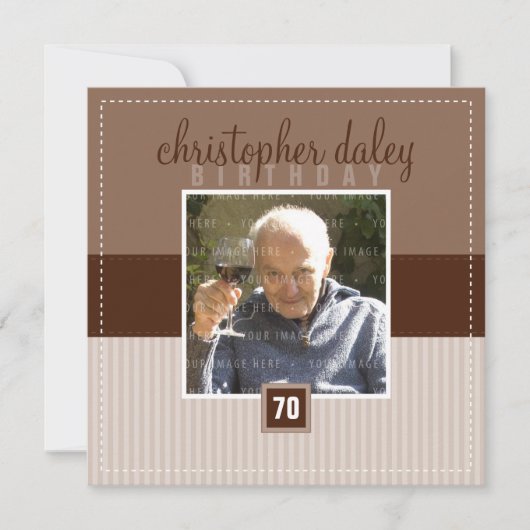 SPECIALE GEBEURTENIS UITNODIGINGEN:: mooi plein 8S Kaart (Voorkant)