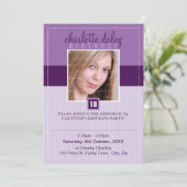 SPECIALE GEBEURTENIS UITNODIGINGEN:: prachtig plei Kaart (Staand voorkant)