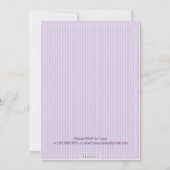 SPECIALE GEBEURTENIS UITNODIGINGEN:: prachtig plei Kaart (Achterkant)