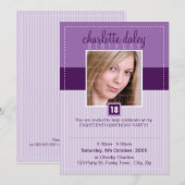 SPECIALE GEBEURTENIS UITNODIGINGEN:: prachtig plei Kaart (Voorkant / Achterkant)