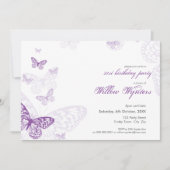 SPECIALE GEBEURTENIS UITNODIGT:: Butterflies 3L Kaart (Voorkant)