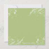 SPECIALE GEBEURTENIS UITNODIGT:: ronde scallop 5SQ Kaart (Achterkant)