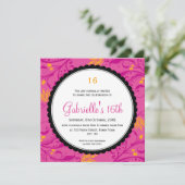 SPECIALE GEBEURTENIS UITNODIGT:: ronde scallop 8SQ Kaart (Staand voorkant)