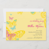 SPECIALE GEBEURTENIS UITNODIGT:: Vlinders 6L Kaart (Voorkant)