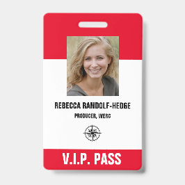 SPECIALE GEBEURTENIS V.I.P.-PAS - Foto I.D. Badge