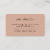 Speciale gebeurtenis voor Calligrapher Wedding Visitekaartje (Achterkant)