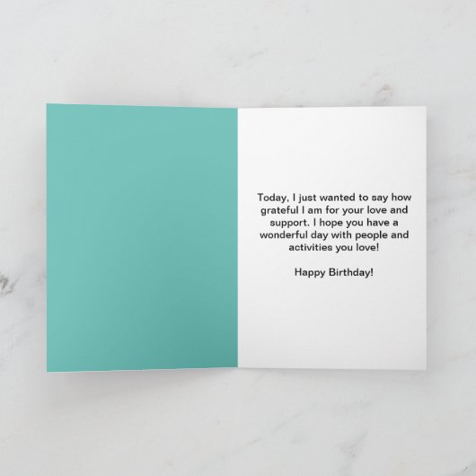 Speciale geboorte-groeten kaart (Binnen)