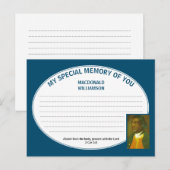 SPECIALE GEHEUGEN VAN U Foto Share Memory Card Briefkaart (Voorkant / Achterkant)