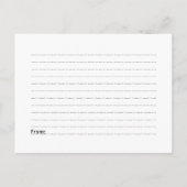 SPECIALE GEHEUGEN VAN U Foto Share Memory Card Briefkaart (Achterkant)