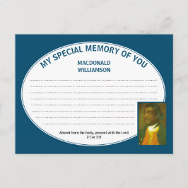 SPECIALE GEHEUGEN VAN U Foto Share Memory Card Briefkaart