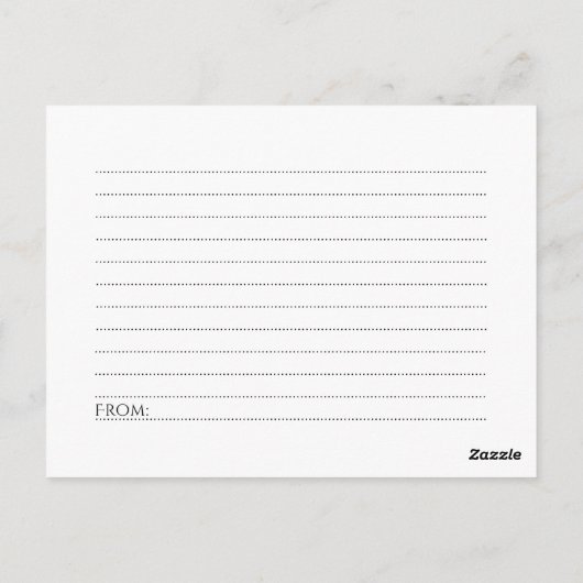 SPECIALE GEHEUGEN VAN U Foto Share Memory Card Briefkaart (Achterkant)