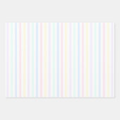 Speciale gelegenheden Pastel Snoep Stripes Retro Inpakpapier Vel (Voorkant 2)
