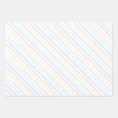 Speciale gelegenheden Pastel Snoep Stripes Retro Inpakpapier Vel (Voorkant)