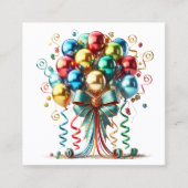 Speciale gelegenheden vierkante visitekaartje (Voorkant)