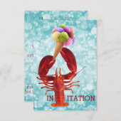 Speciale gelegenheid Cocktail Party uitnodiging (Voorkant / Achterkant)